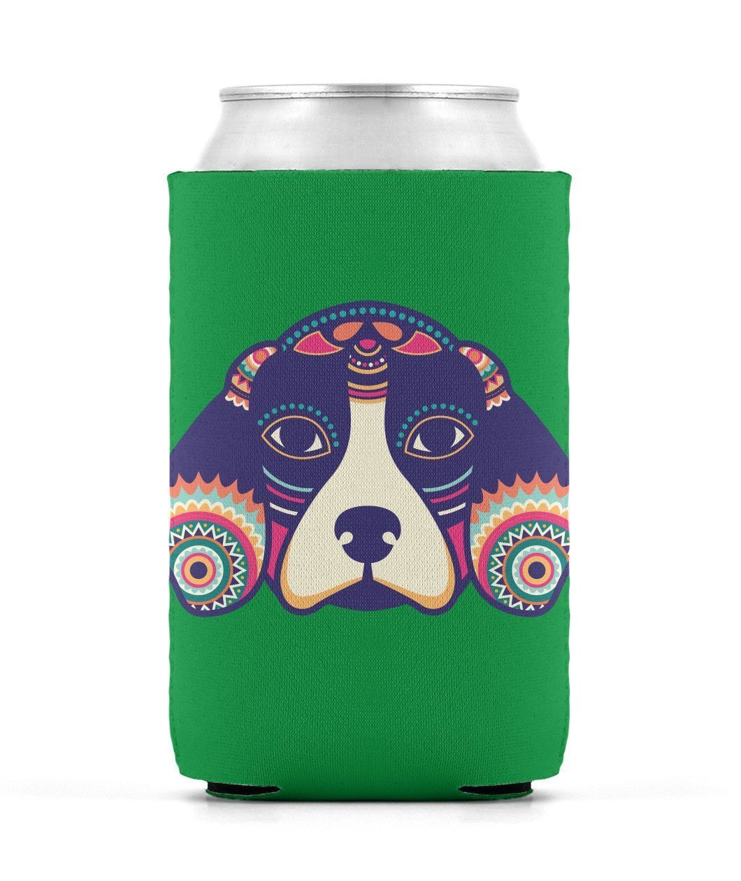 viadev-A Mesmerizing Beagle Dog Can Sleeves-Irish Green M-Can Sleeve