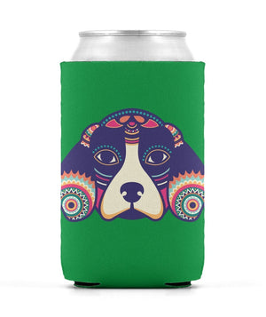 viadev-A Mesmerizing Beagle Dog Can Sleeves-Irish Green M-Can Sleeve