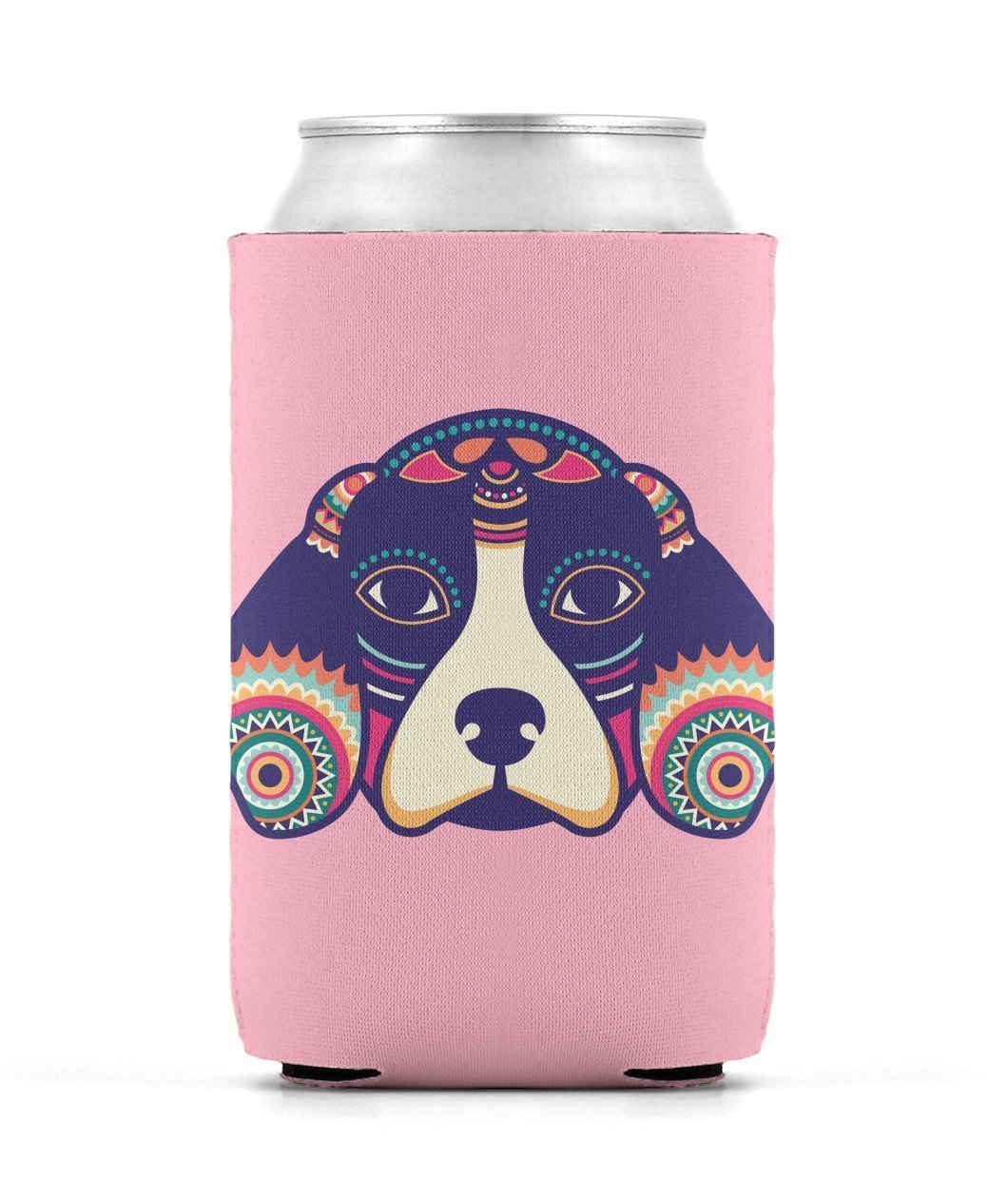 viadev-A Mesmerizing Beagle Dog Can Sleeves-Light Pink M-Can Sleeve